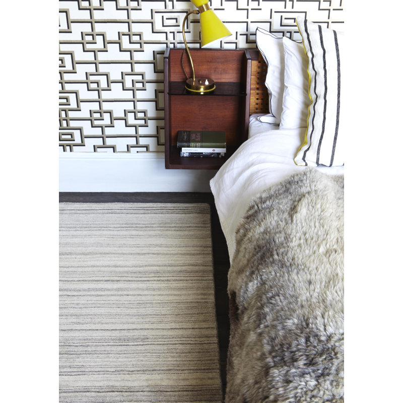 Simple Wool Area Rug, Rectangle 120 x 170cm