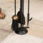 Iron Fireplace Tool Set