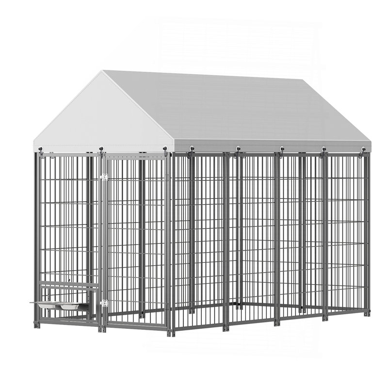 Grand enclos extérieur pour chien avec enclos pour chien L 7,94 po x l 4,13 po x H 5,95 po.