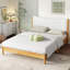 Grand lit plateforme tapissier Boucle