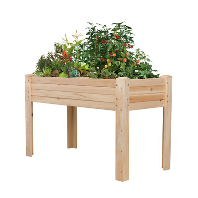 Tation Raised Garden Bed With Liner & Drainage Holes