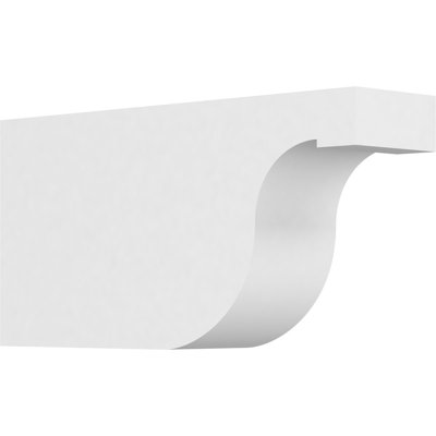 3"W x 6"H x 12"L Standard Del Monte Architectural Grade PVC Rafter Tail