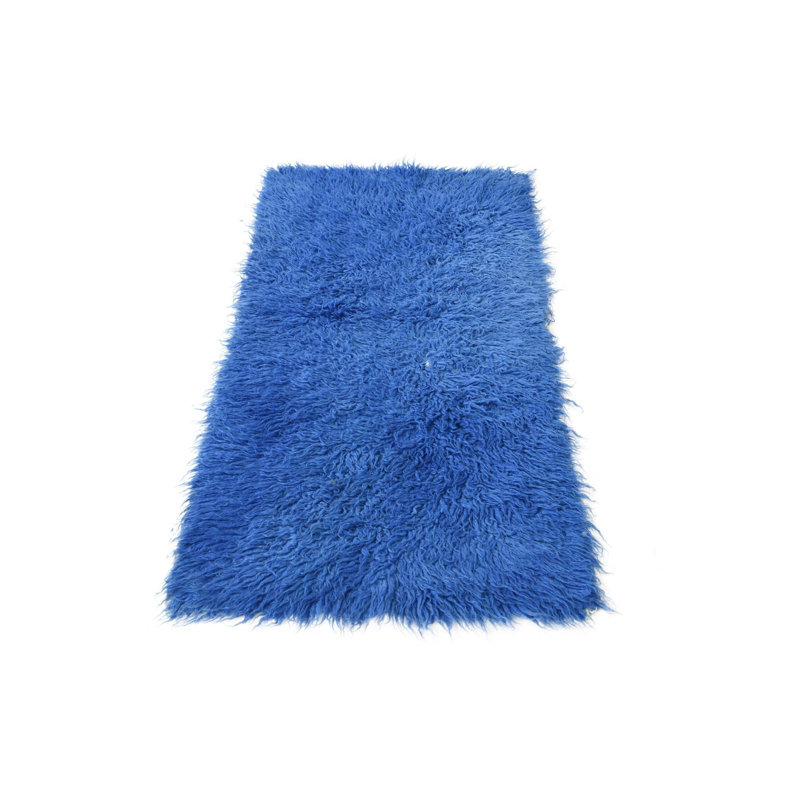 Tapis de couloir bleu 2 pi 2 po x 4 pi 4 po Pinson