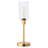 Dimmable Glass Table Lamp with Touch Control and USB Ports-1070956988
