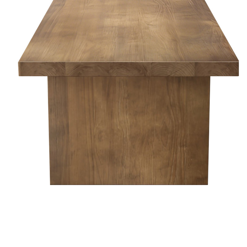 Modern Rustic Solid Wood Rectangular Dining Table, 29.53"H x 94.5"L x 39.37"W