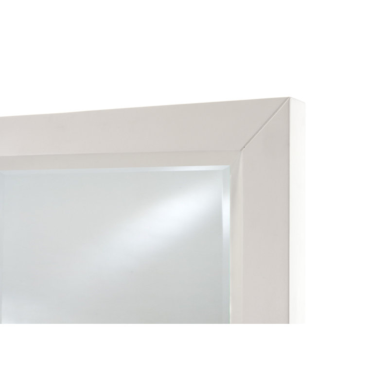 Miramar - Miroir de commode rectangulaire - Finition blanc éclatant