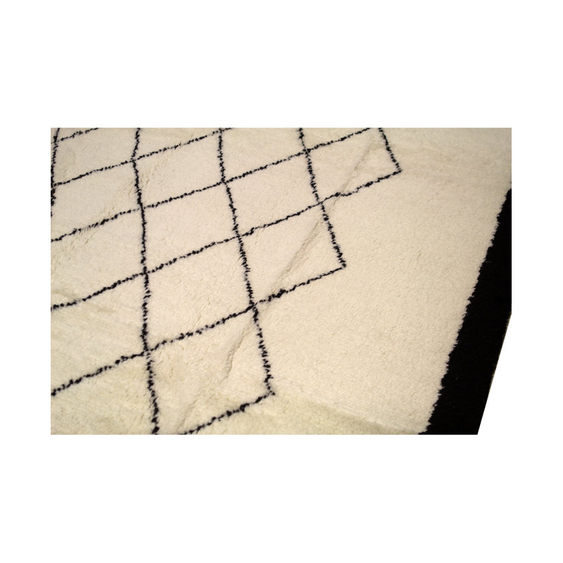 Moroccan Wool Geometric Area Rug
