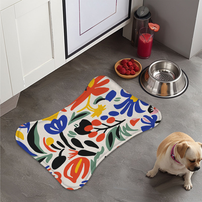 Tapis d'alimentation Bone Botanical Brushstrokes - 1 pièce