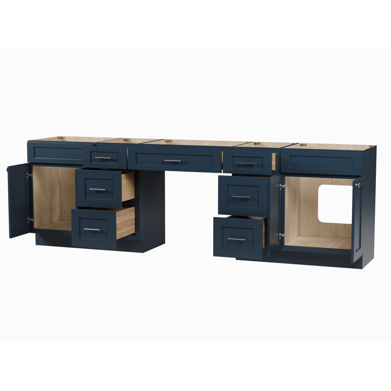 108 Base de meuble-lavabo double 108 seulement, Bleu
