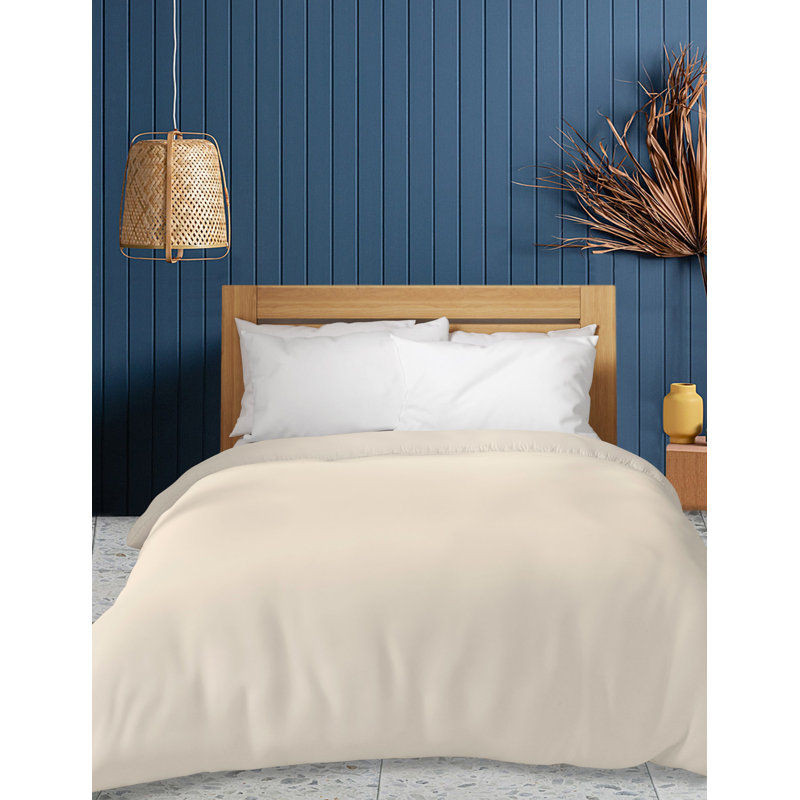 Organic Cotton Duvet Cover, Twin Duvet Cover, Cream
