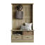 Hall Tree with Storage Cabinet In Brown-910636581