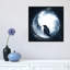 «The Crow And Its Moon» par Barruf, impression sur toile tendue-31927101-73620853-73620854