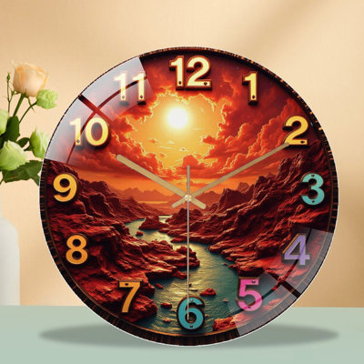 Horloge murale 12 po
