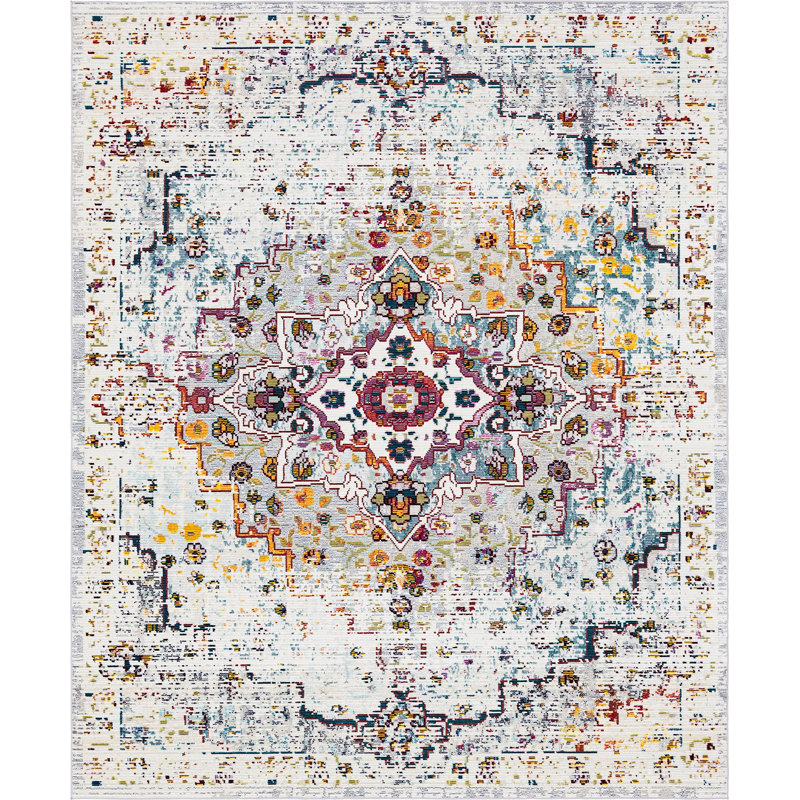 Enderson Ikat Indoor Rug, Rectangle 8' x 10'