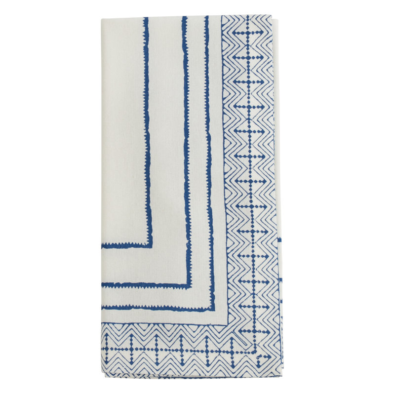 Tovar Cotton Geometric Square Napkin