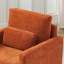 Chaise d'appoint moderne, fauteuil rembourré en chenille-106863210
