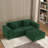 Modular Sofa Can Be Converted Into An Oversized Sofa Bed Free Conversion Sofa Set Flexible Configuration, Soft Corduroy Cloud Velvet Fabric Two Person Combination-446175882-454966334