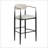 Faux Leather Counter Height Barstools,Set Of 2