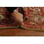 Tapis turc géométrique noué à la main 8 x 10