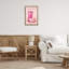 Toile flottante encadrée rose avec bottes de cow-boy par Andrea Haase-930444542-930444530