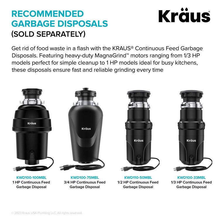 KRAUS Kore™ Workstation 27-inch L Undermount 16 Gauge Single Bowl Stainless  Steel Kitchen Sink with Accessories  Reviews Wayfair
