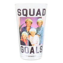 The Golden Girls Squad Goals 10-Ounce Stainless Steel Stemless Tumbler w/  Lid