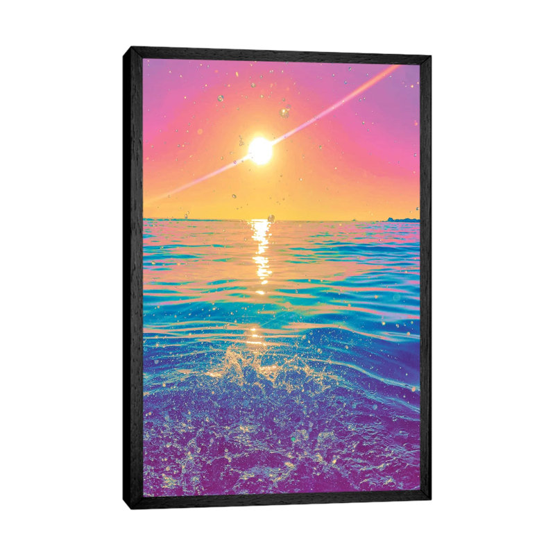 Sun Shower by Nathan Head - Print on Canvas, Black Framed, 66.04cm H x 45.72cm W x 3.81cm D