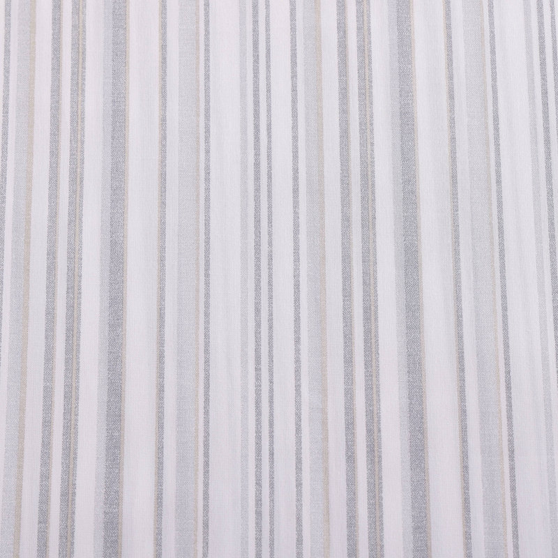 Ensemble de draps en coton percale Tommy Bahama, Ensemble de draps pour grand lit avec 2 taies d'or, Rayure blanche Kahanu