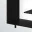 Meuble télé 48 po avec plateau en faux marbre noir Teagan, l 47,07 po x P 15,56 po x H 23,74 po