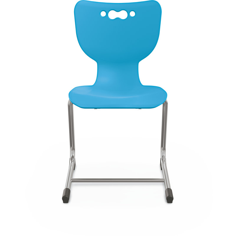 Chaise de classe en porte-à-faux Hierarchie, Bleu, Chaise 18 po