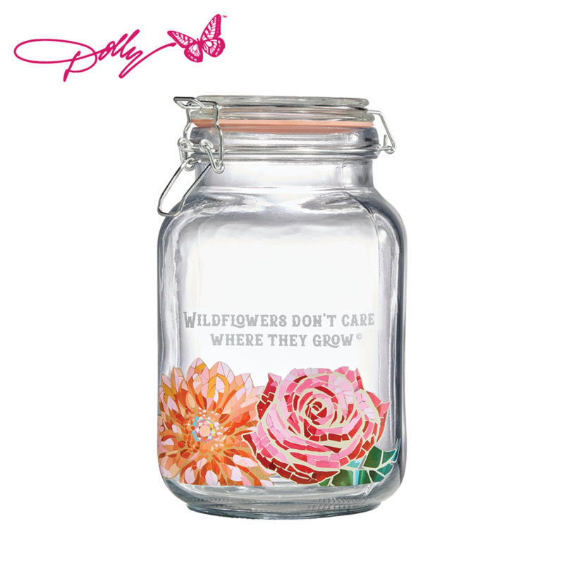 Dolly Parton Preserving Clamp Jar, 2 Liter