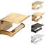Porte-papier hygiénique mural avec tablette pour téléphone - Support à papier hygiénique durable en acier inoxydable-1001095066-1001095064