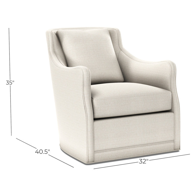 Arcadia Swivel Glider, Dresden Cloud