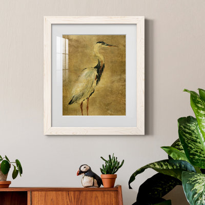 Gold Crane at Dusk I - impression