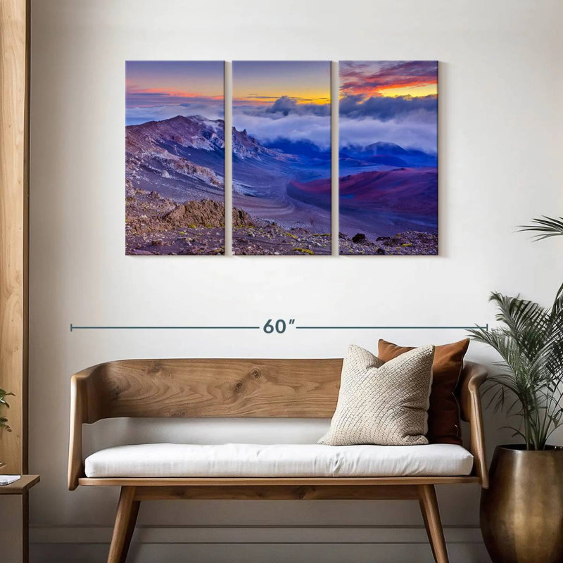 Maui Island Landscape, H 28 po x l 45 po