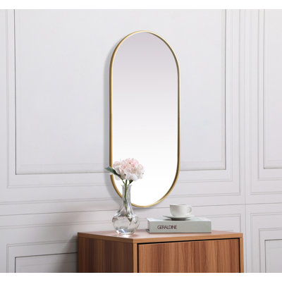 Elington Metal Oval Mirror