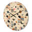 Horloge murale abstraite-63893354