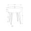 Tissu avec pieds en métal doré - Tabouret de pied confortable pour divers espaces Repose-pieds contemporain Décoration moderne