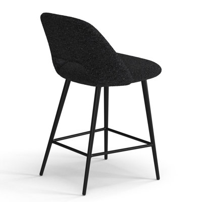 Tabouret de bar et de comptoir Valdez Boucle