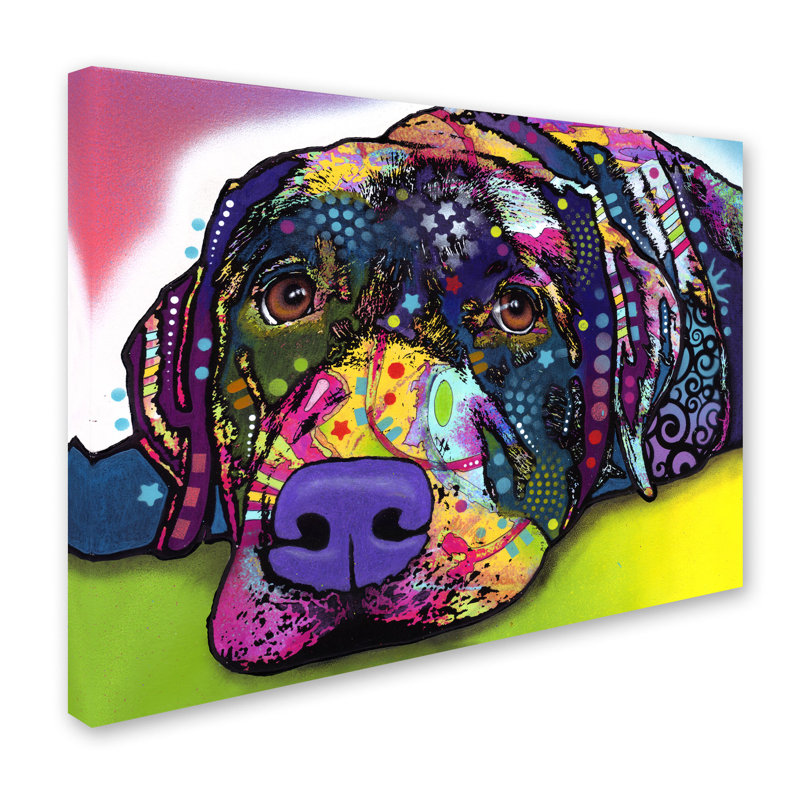 « sens labrador », impression, H 26 po x l 32 po x P 2 po, Toile tendue
