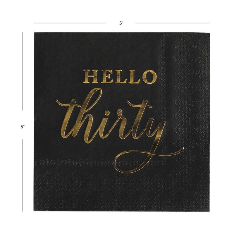 Disposable Paper Birthday Dinner Napkins