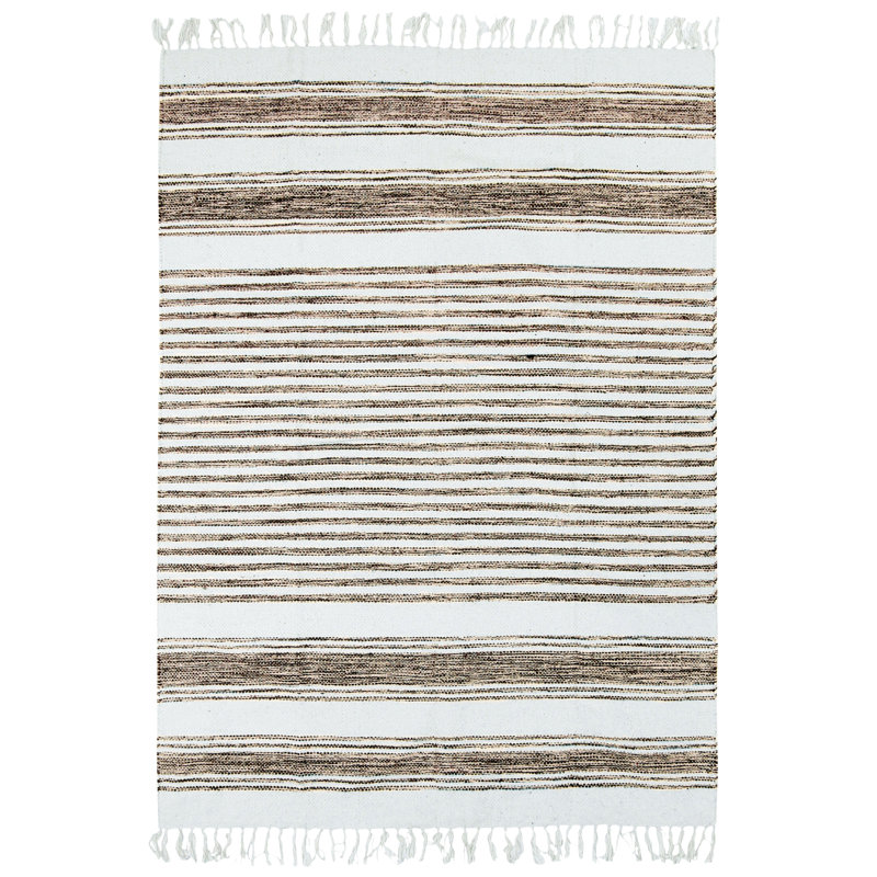 Brie Striped Hand Woven Area Rug, Rectangle 160 x 230cm