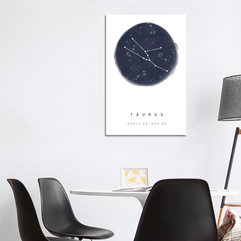 Taurus by Leah Straatsma - Wrapped Canvas Gallery-Wrapped Canvas Giclée, 20.32 cm H x 30.48 cm W