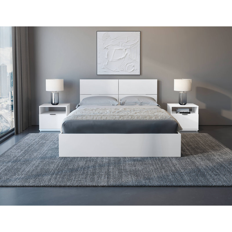 Grand lit Majorque, Blanc