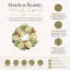 23" Hydrangea And Heather Wreath With Bows