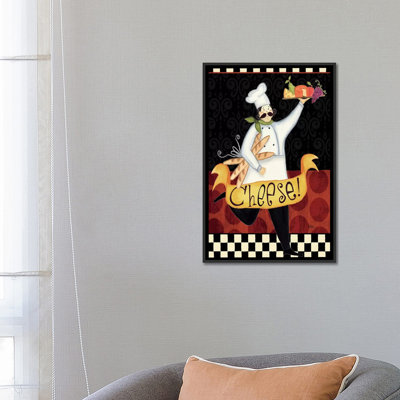 'Cheese!' Graphic Art Print on Canvas