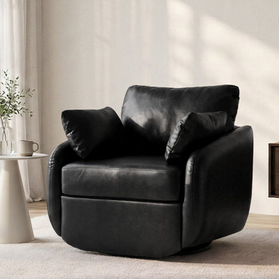Fauteuil d'appoint moderne pivotant à 360 °