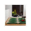 Hand Tufted Geometric Area Rug in Green