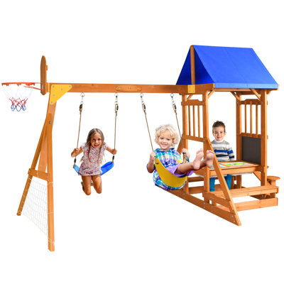 SuniBoxi Solid Wood Swing Set Swing(s)