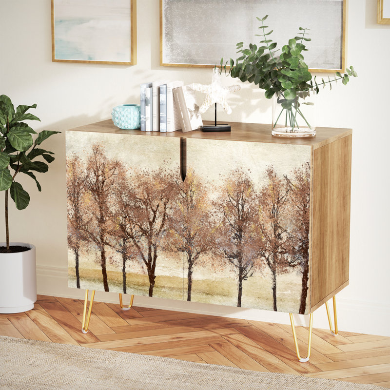 35'' Sideboard, Pastel Forest Tree Brown